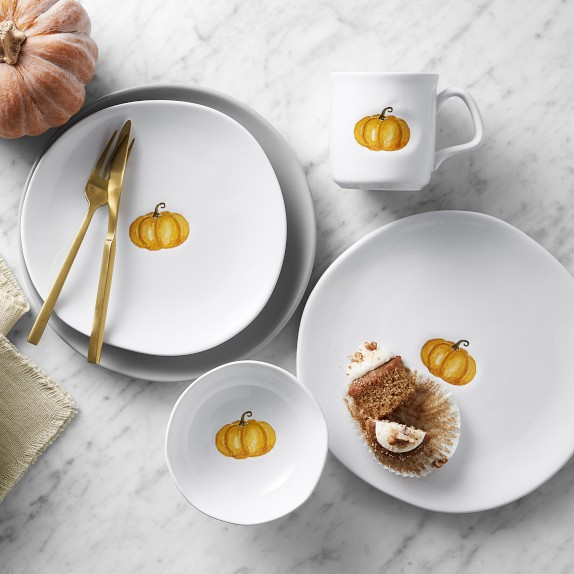 Sugar Pumpkin Salad Plates, Set of 4 | Williams-Sonoma
