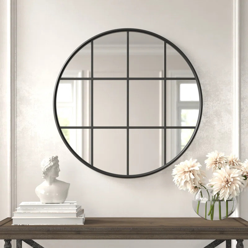 Kaylie Metal Flat Wall Mirror | Wayfair North America