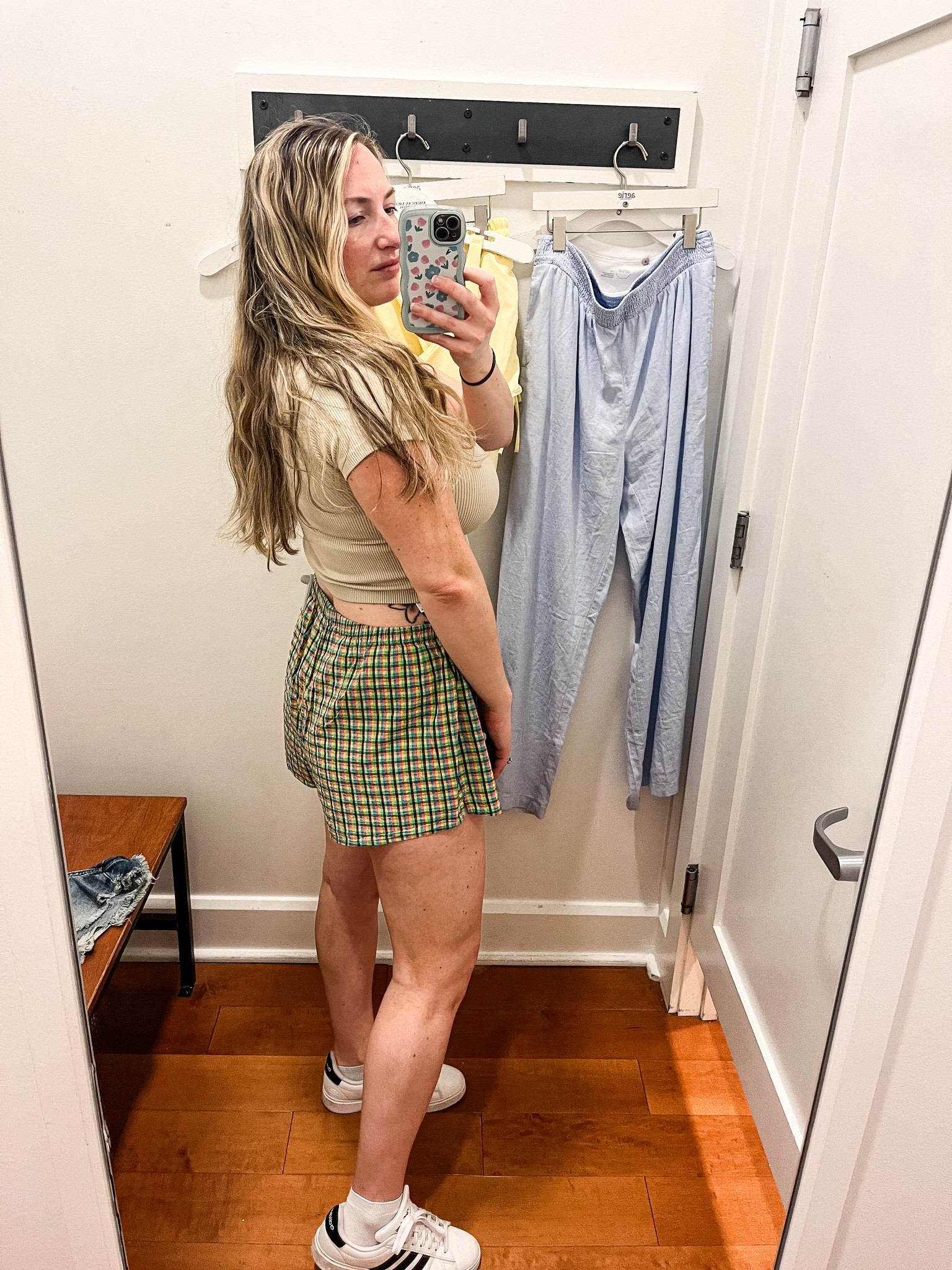 Aerie spring style, boxer shorts, shorts for women, ribbed tee

#LTKStyleTip #LTKMidsize #LTKSeasonal