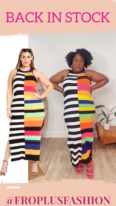 This plus size ribbed maxi dress is finally back in stock and it’s on sale (40% OFF) when you use code EQNEW!  It’s super comfortable, fuss free, and really makes a statement! 

#LTKunder100 #LTKsalealert #LTKcurves