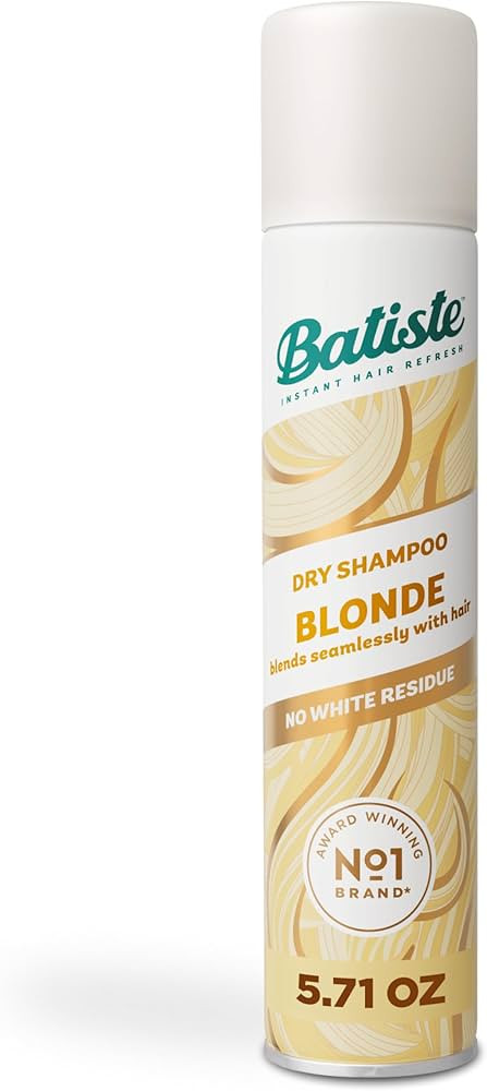 Batiste Dry Shampoo for Blonde Hair, Refresh Hair and Absorb Oil Between Washes, Waterless Shampo... | Amazon (US)