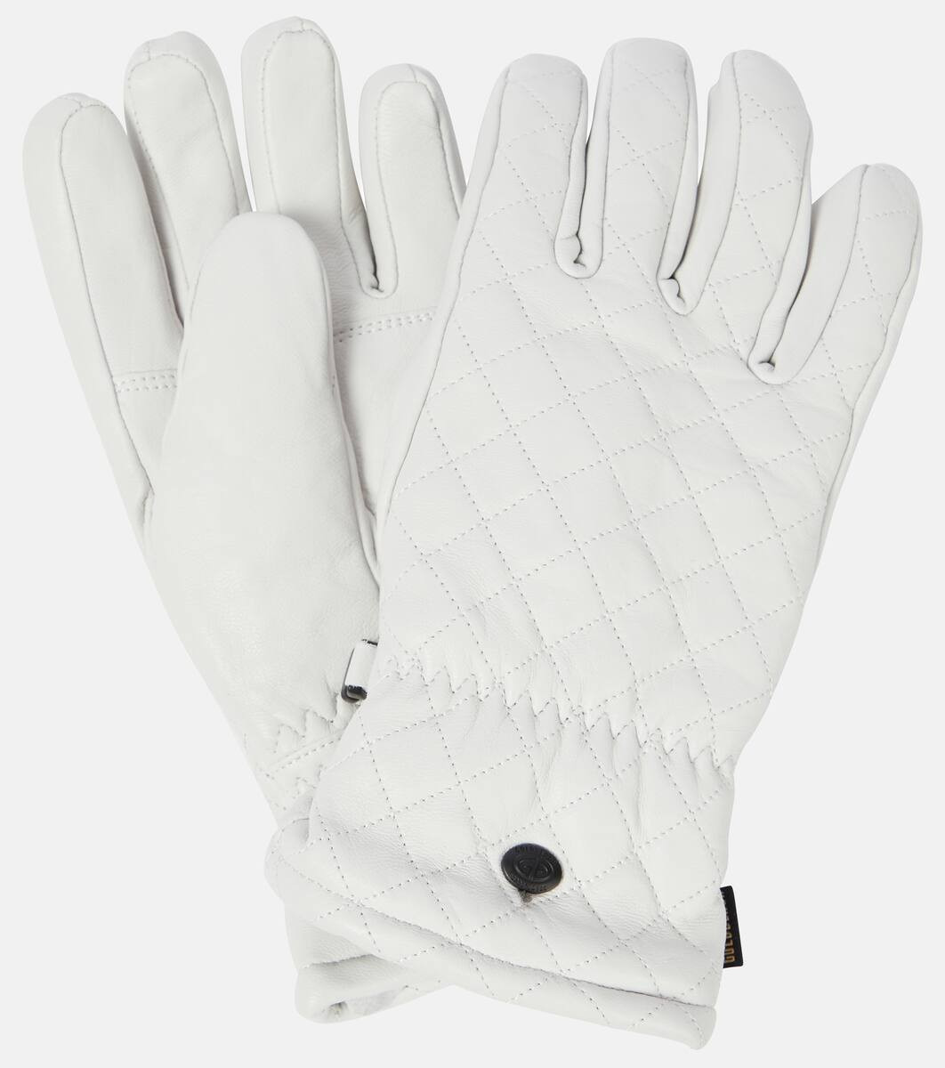 Nishi quilted leather ski gloves | Mytheresa (US/CA)