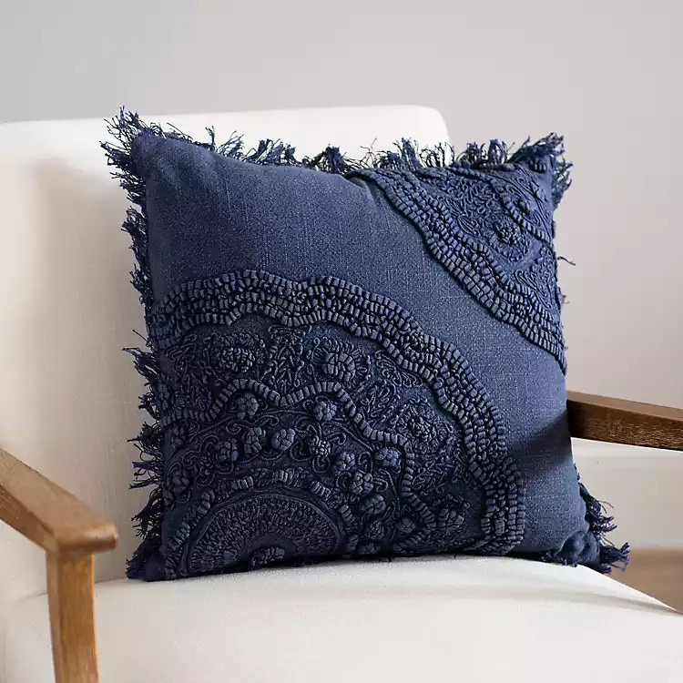 Blue Ariana Pillow | Kirkland's Home