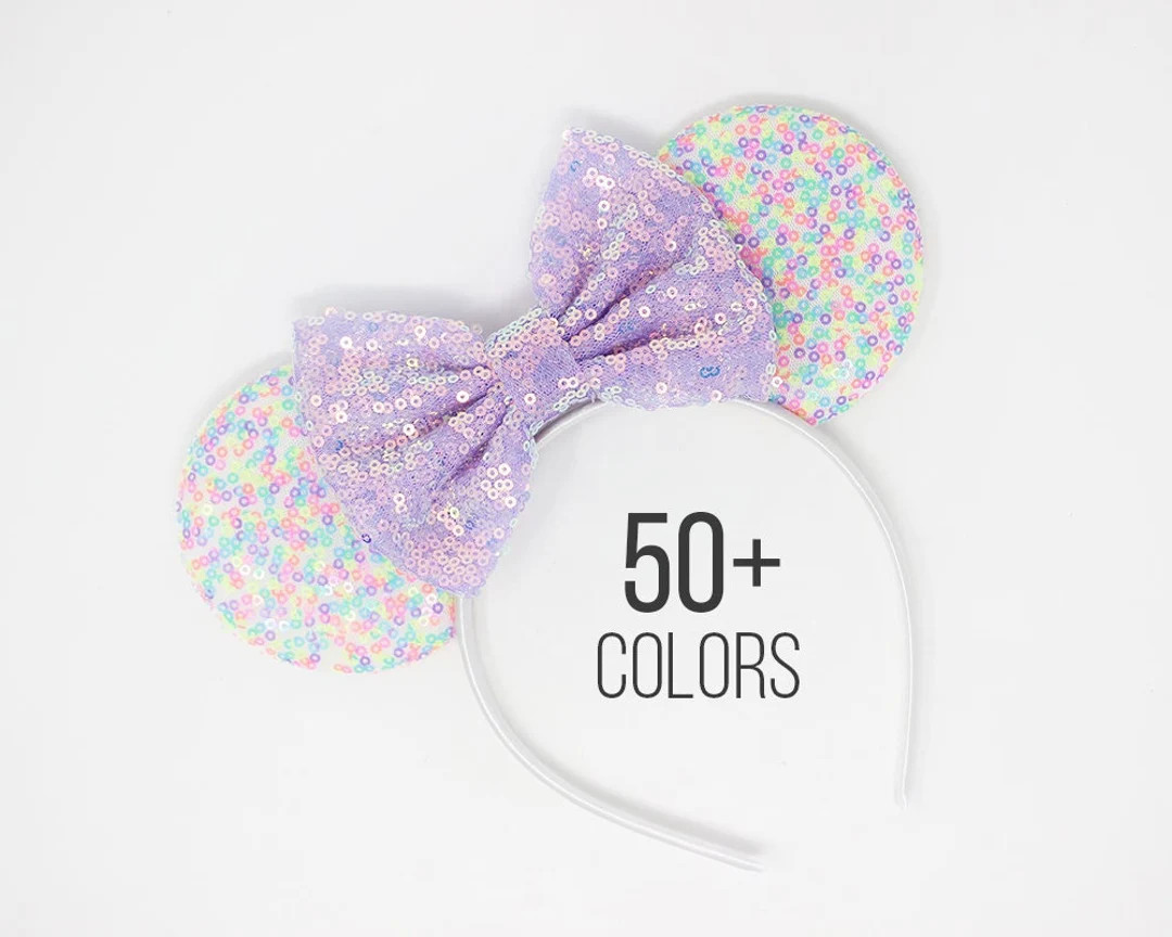 Pastel Mouse Ears Sprinkles Mouse Ears Headband Girls Mouse Ear Headband Womens Mouse Ears Choose... | Etsy (US)