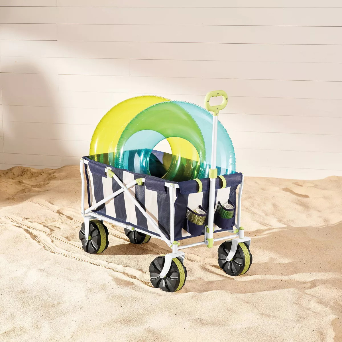 Folding Wagon Striped Blue - Room Essentials\u2122 | Target