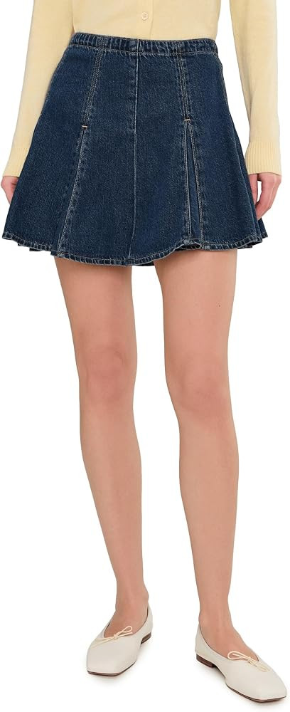 Levi's Womens Godet Mini Skirt | Amazon (US)