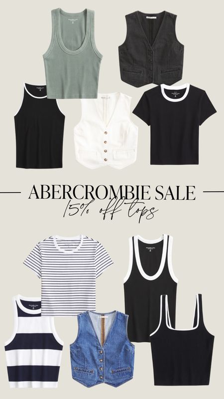 Abercrombie tops on sale for 15% off!

#LTKSaleAlert #LTKSeasonal #LTKStyleTip