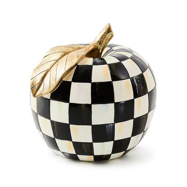 MacKenzie-Childs Courtly Check Apple Decor | MacKenzie-Childs