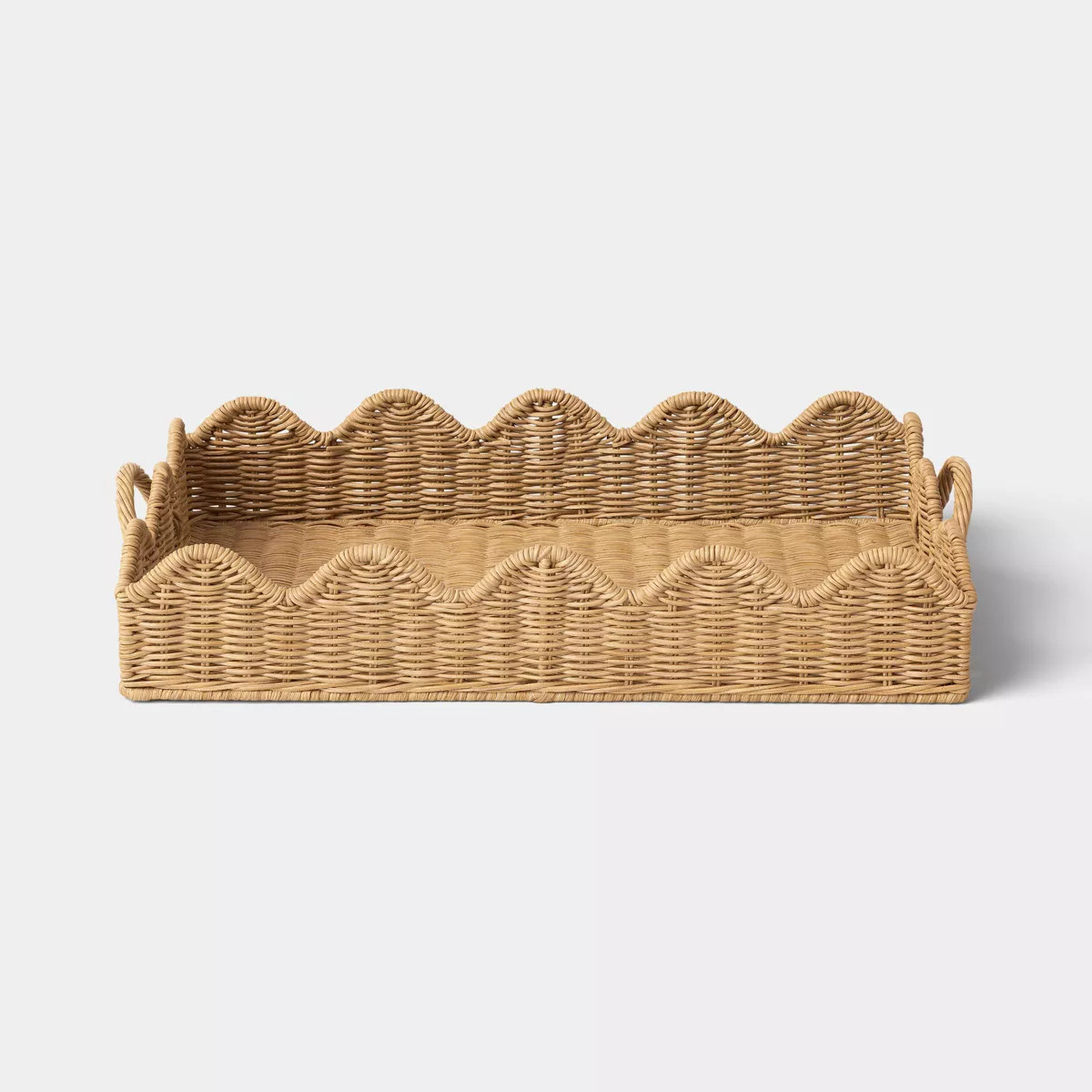 Scallop Edge Woven Tray - Threshold™ | Target