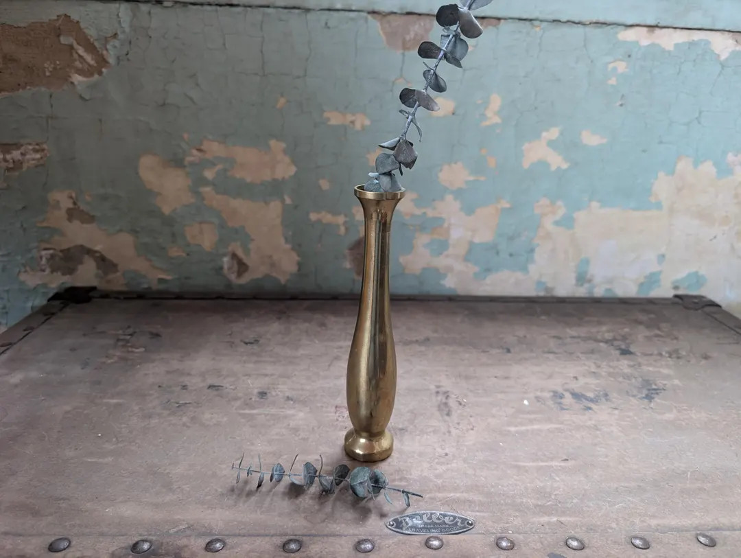 Vintage brass bud vase | Etsy (US)