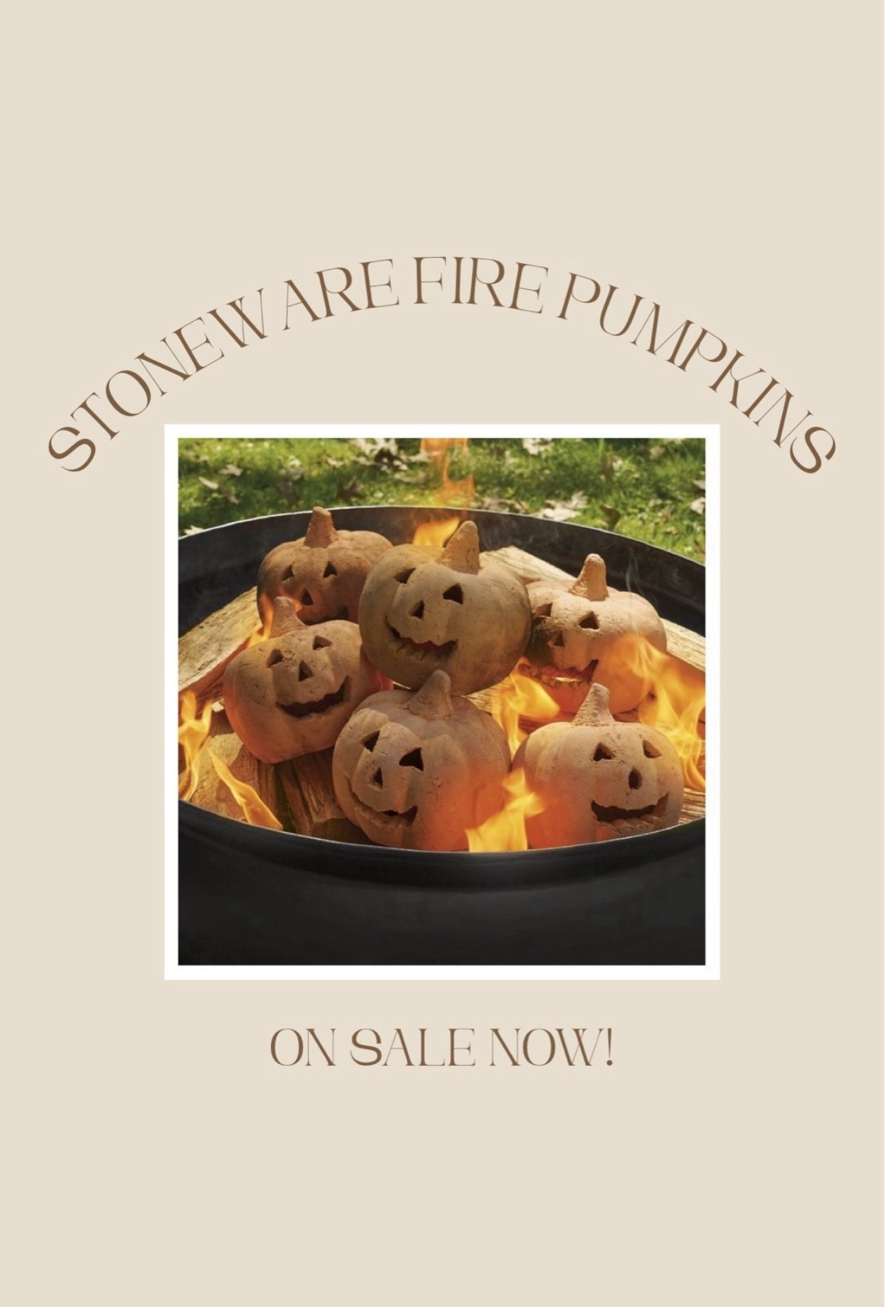 Stoneware fire pumpkins + fire pit pumpkins for camping and for smores + outdoor fall decorations + Halloween outdoor styling + fall decor + fall styling

#LTKSeasonal #LTKFallSale #LTKHome

#LTKSaleAlert #LTKSeasonal #LTKHome