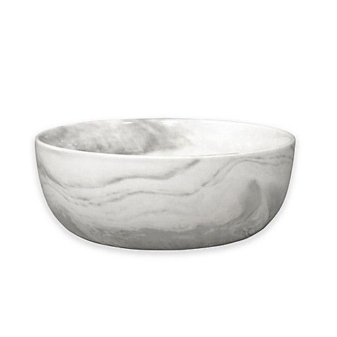 Artisanal Kitchen Supply® Coupe Marbleized Cereal Bowl in Grey | Bed Bath & Beyond
