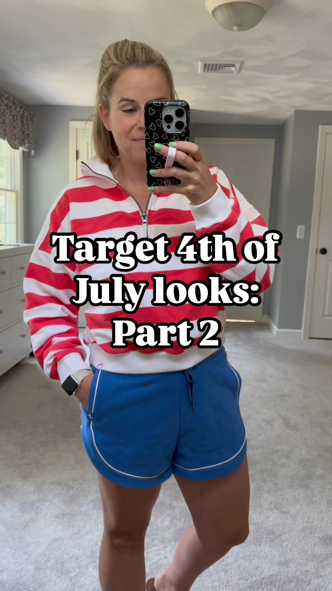 Target style, 4th of July outfits, casual 4th of July outfit, lobster sweater, drawstring shorts, half zip sweatshirt, comfy loungewear, biker shorts, crochet sweater, red white and blue outfits 


#LTKSeasonal #LTKStyleTip #LTKFindsUnder50