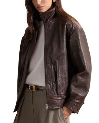 Kiara Leather Jacket | Bloomingdale's (AU)
