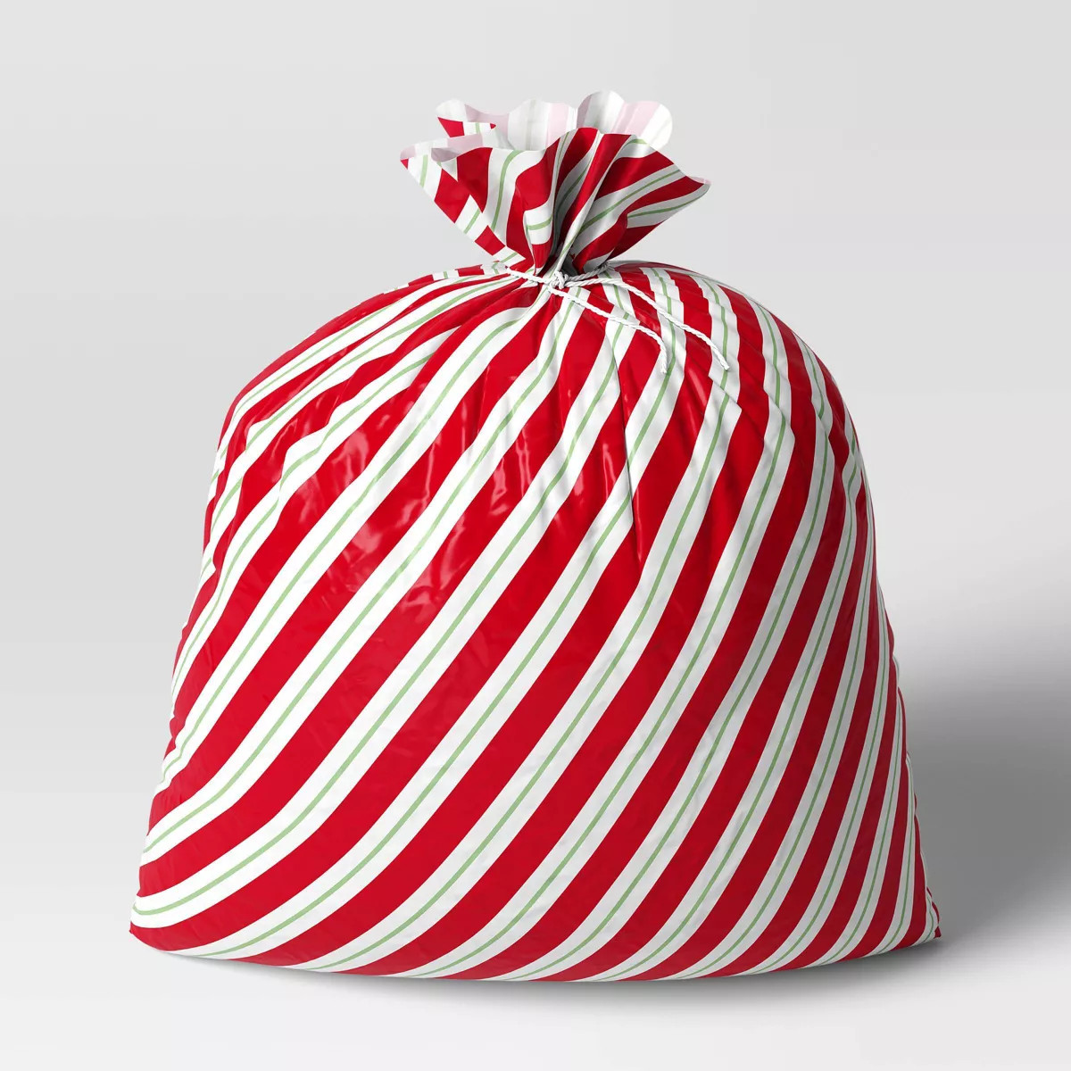 30"x 36" Red and Green Stripes Christmas Gift Sack - Wondershop™ | Target