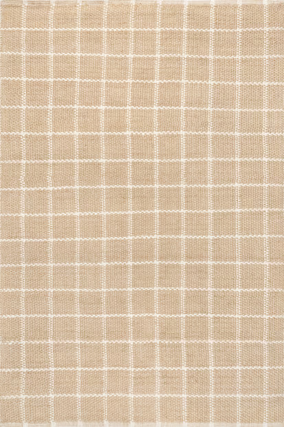 Natural Blair Jute Tiled Area Rug | Rugs USA