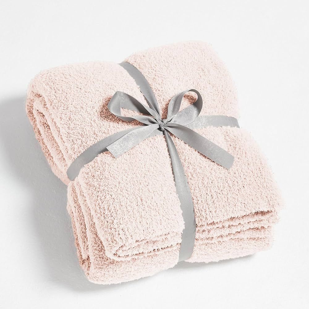 CYMULA Super Soft Pink Throw Blanket 50x60 inches- Lightweight Plush Fuzzy Fluffy Warm Cozy Blank... | Amazon (US)