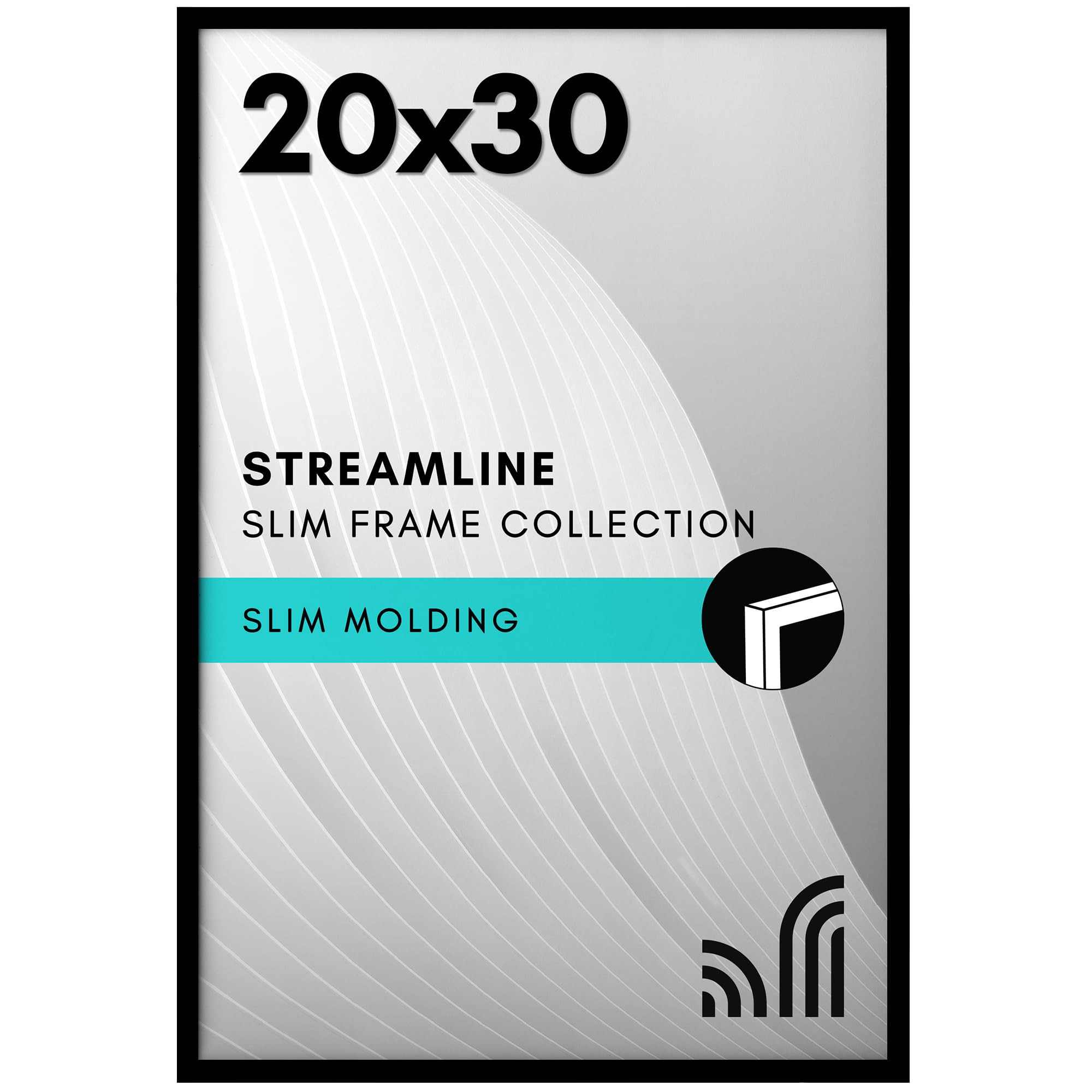 Americanflat 20x30 Poster Frame with Polished Plexiglass - Streamline Collection - Thin Border Pi... | Amazon (US)