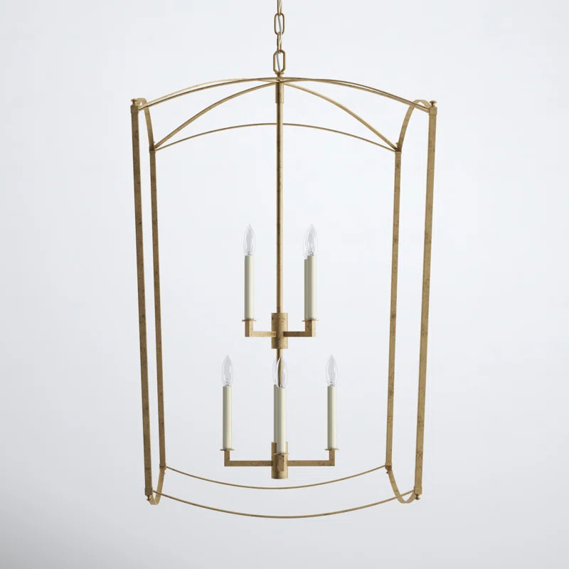 Olive 8 - Light Dimmable Lantern Geometric Chandelier | Wayfair North America