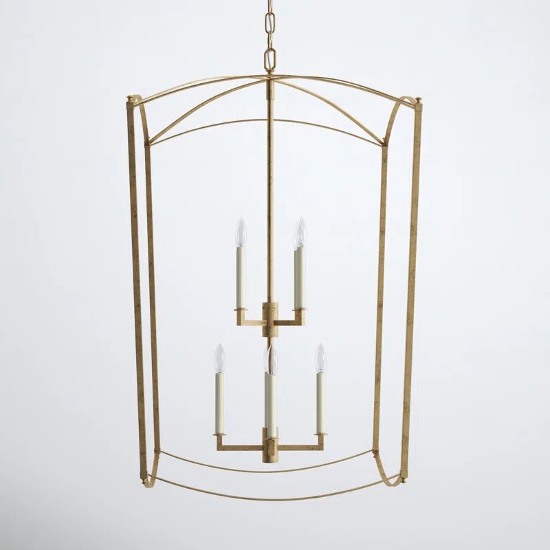 Olive 8 - Light Dimmable Lantern Geometric Chandelier | Wayfair North America