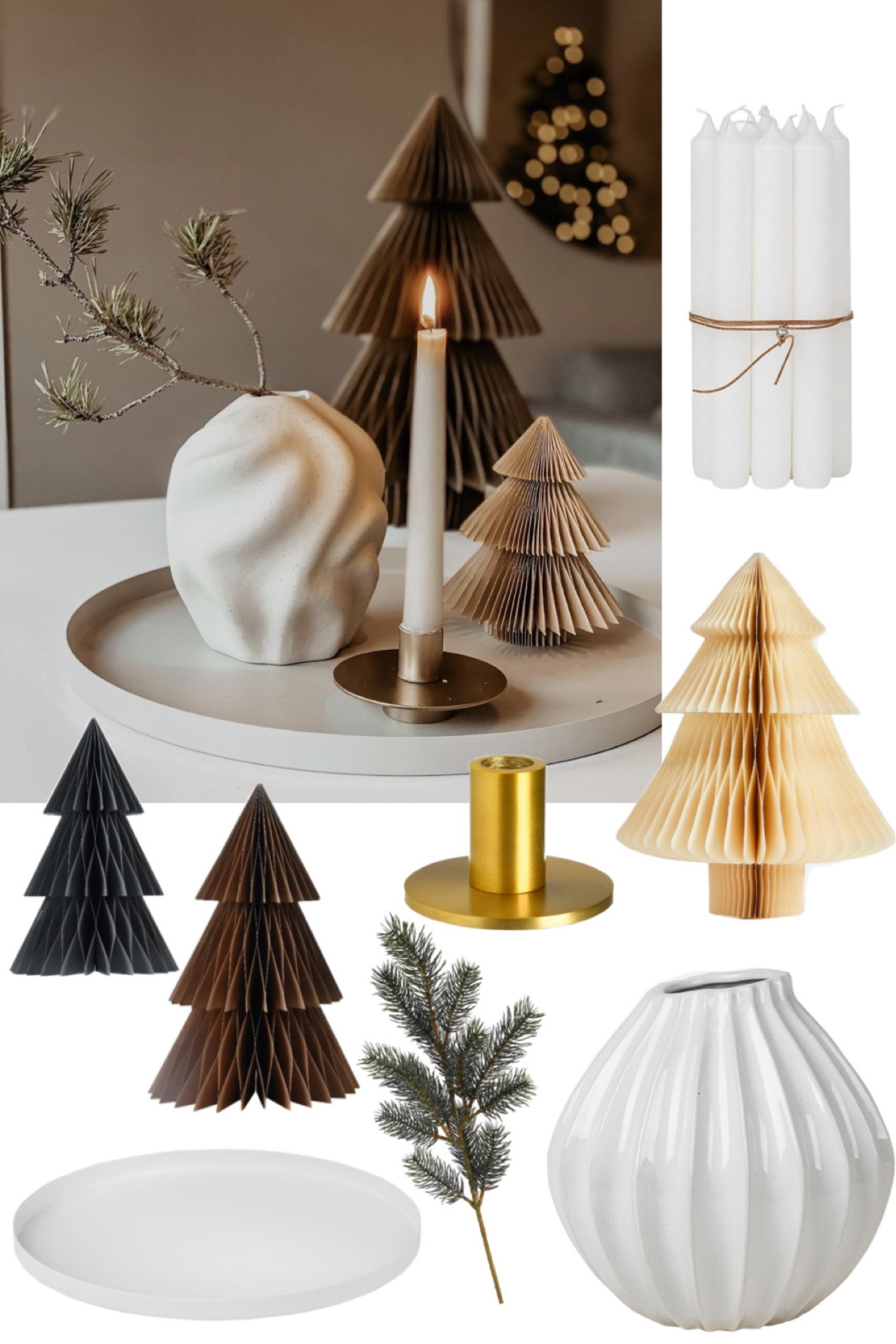 Tischdeko Weihnachten skandinavischer Style 🎄 


#LTKhome #LTKHoliday #LTKSeasonal