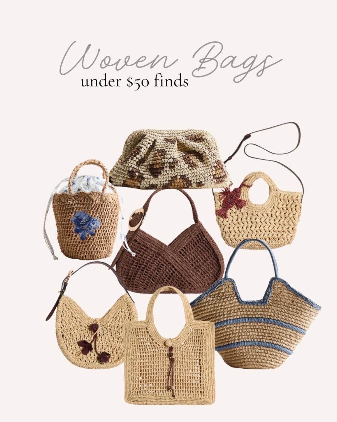 H&M woven bags under $50 ✨
 
#hmbags #wovenbags #vacationbags #summerbags #everydaybag #momstyle #beachbags #bagsunder50 #hmfinds #hmstyle #affordablefinds #strawbag #hmsale #wovenbag #trendybags

#LTKTravel #LTKSwim #LTKSeasonal
