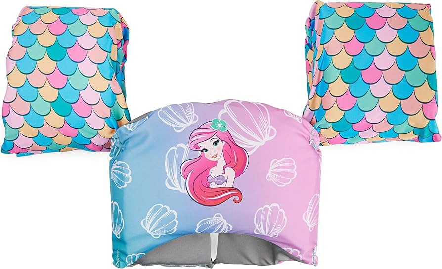 SwimWays Disney Princess Ariel Swim Trainer, US Coast Guard Approved Life Vest Kids Swim Vest, Ar... | Amazon (US)