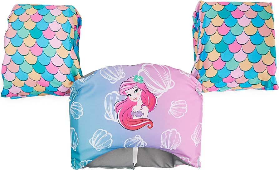 SwimWays Disney Princess Ariel Swim Trainer, US Coast Guard Approved Life Vest Kids Swim Vest, Ar... | Amazon (US)