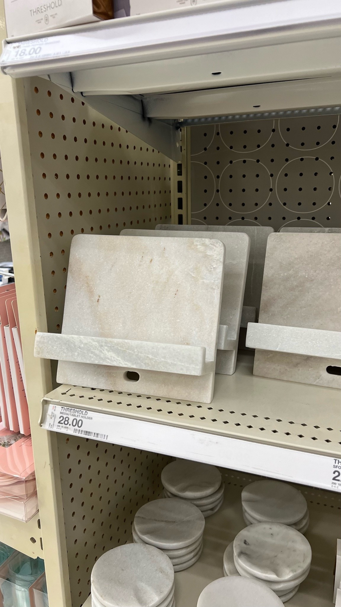 Marble media stand, perfect for iPads, laptops or even book holder!