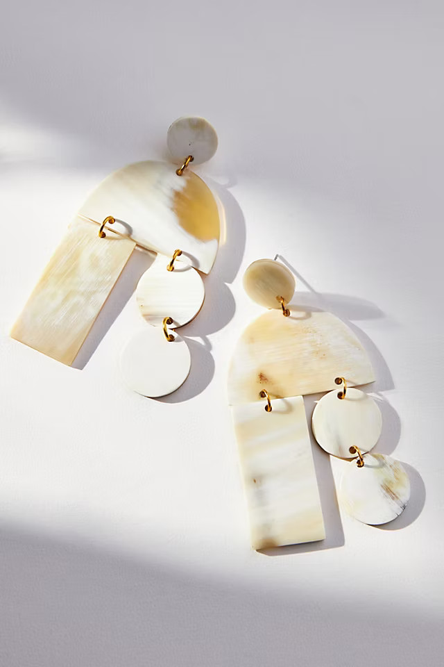 Patterned Drop Earrings | Anthropologie (US)
