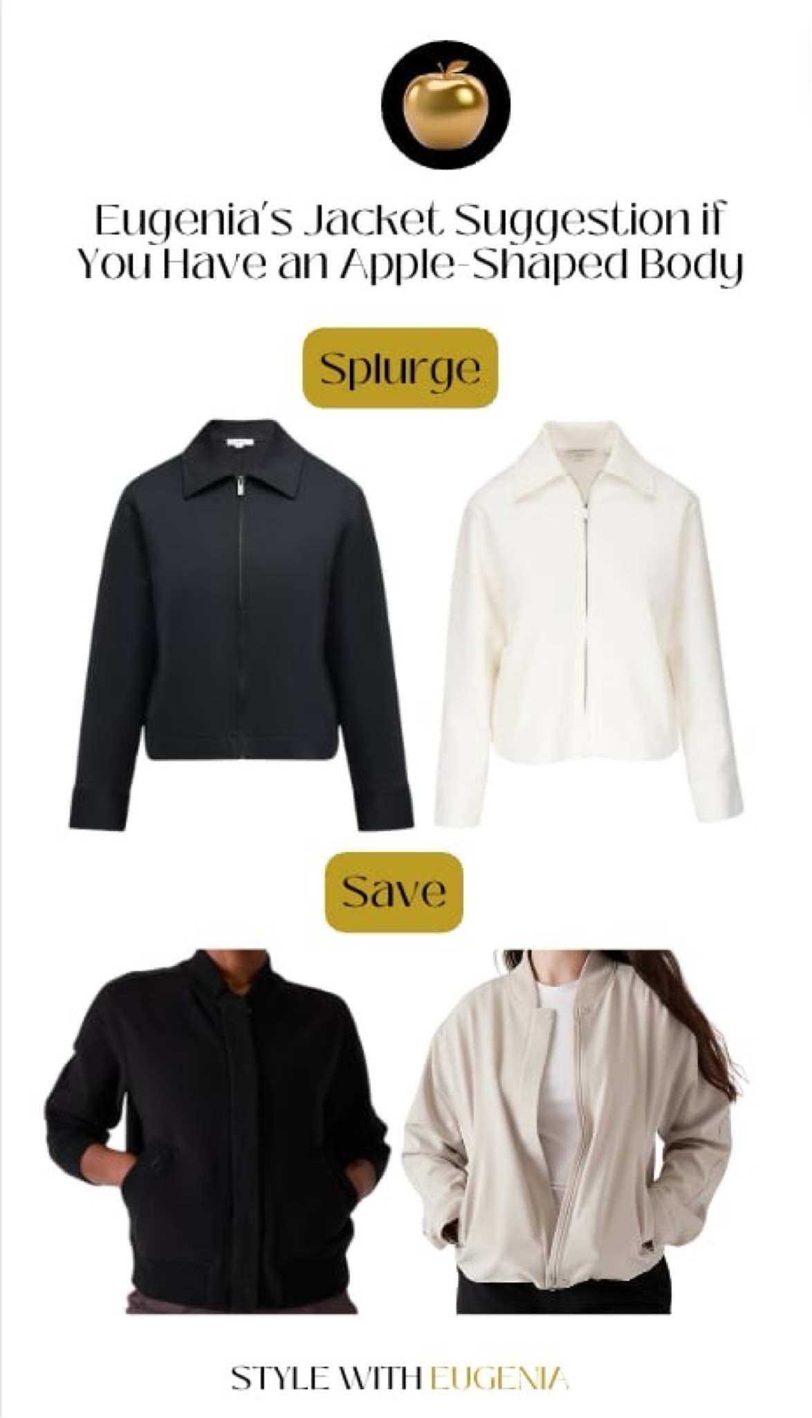 Discover a fabulous jacket that's both stylish and budget-friendly! If you were a fan of the trendy Vince Zip-Front Collared Jacket, you'll love this Athleta Endless Bomber Jacket. It's a great match for those with an apple-shaped figure, offering a flattering cut and cozy feel with its soft, brushed fleece interior. Plus, it comes with a handy zip pocket to keep your essentials secure. My client, Chriss, adored the Vince jacket and picked up several colors. Now, you can enjoy a similar look for less with Athleta. Dress comfortably and save for those important moments, whether you're commuting, working, or traveling. 

#LTKstyletip #LTKworkwear #LTKsalealert