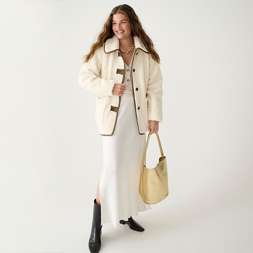 Teddy sherpa jacket | J. Crew US