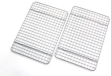Checkered Chef Cooling Racks For Baking - Quarter Size - Stainless Steel Cooling Rack/Baking Rack... | Amazon (US)