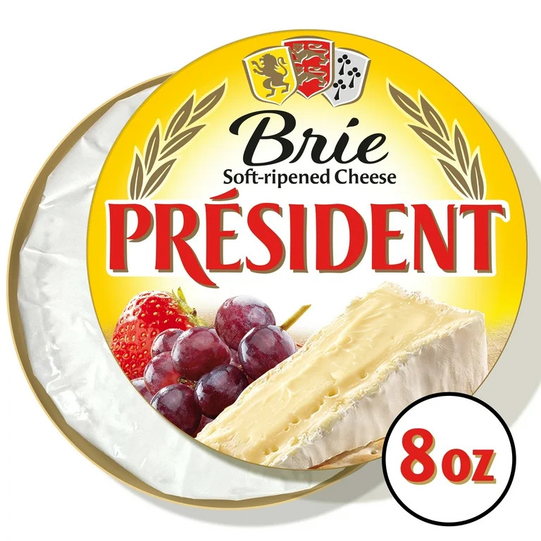 President Brie Soft-Ripened Cheese, 8 oz (Refrigerated) | Walmart (US)