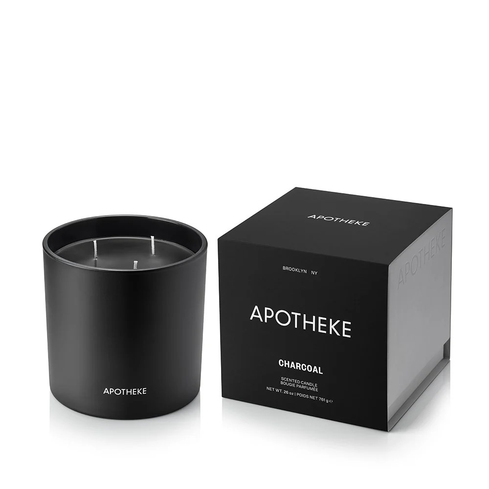 Charcoal 3-Wick Candle | Apotheke Co
