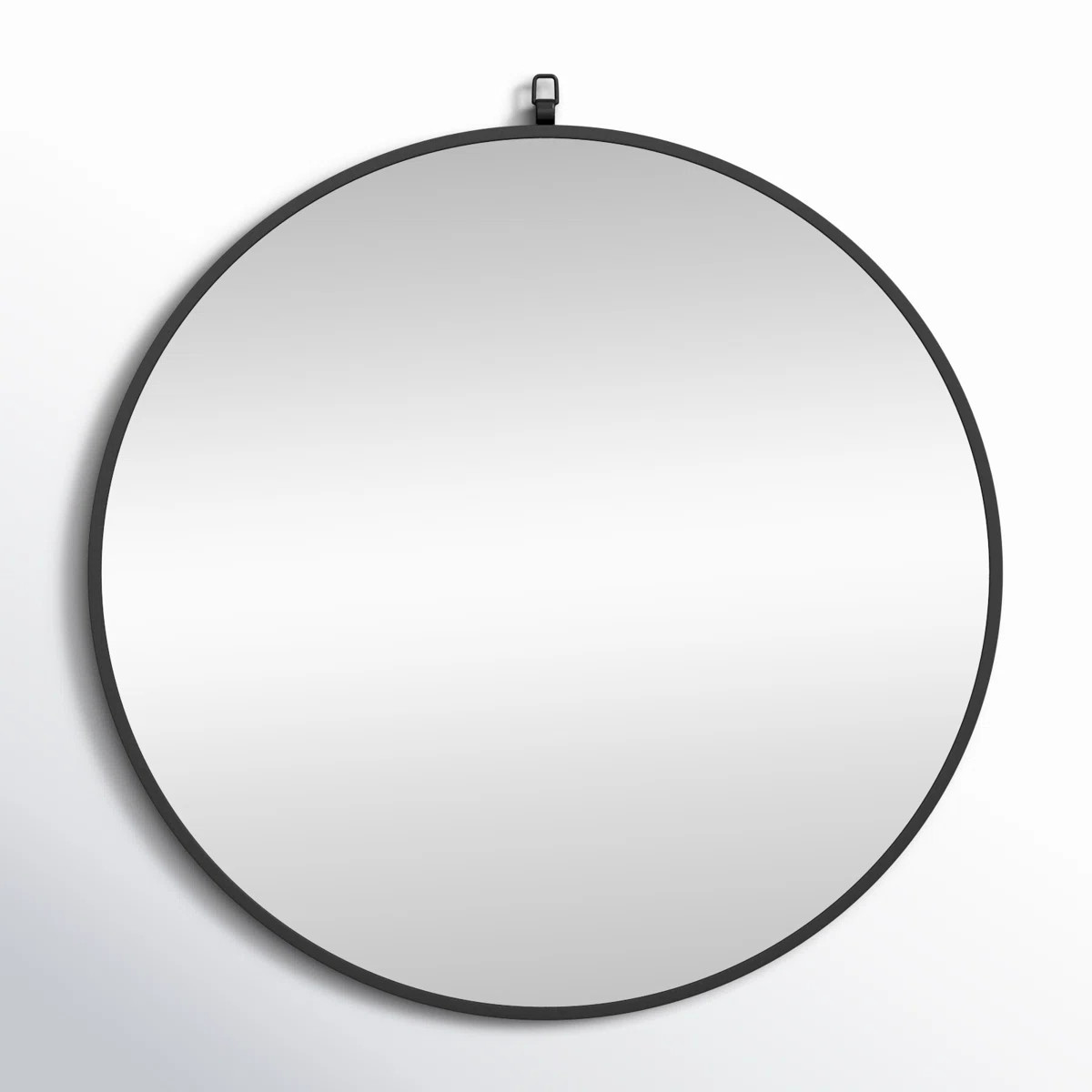 Cassie Metal/Manufactured Wood Round Wall Mirror | Wayfair North America
