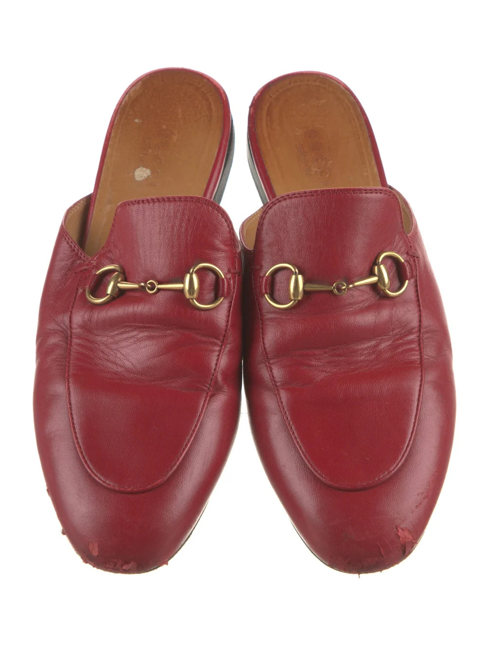 Horsebit Accent Leather Mules | The RealReal