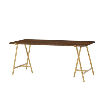 Kesden Solid Wood Desk | Perigold