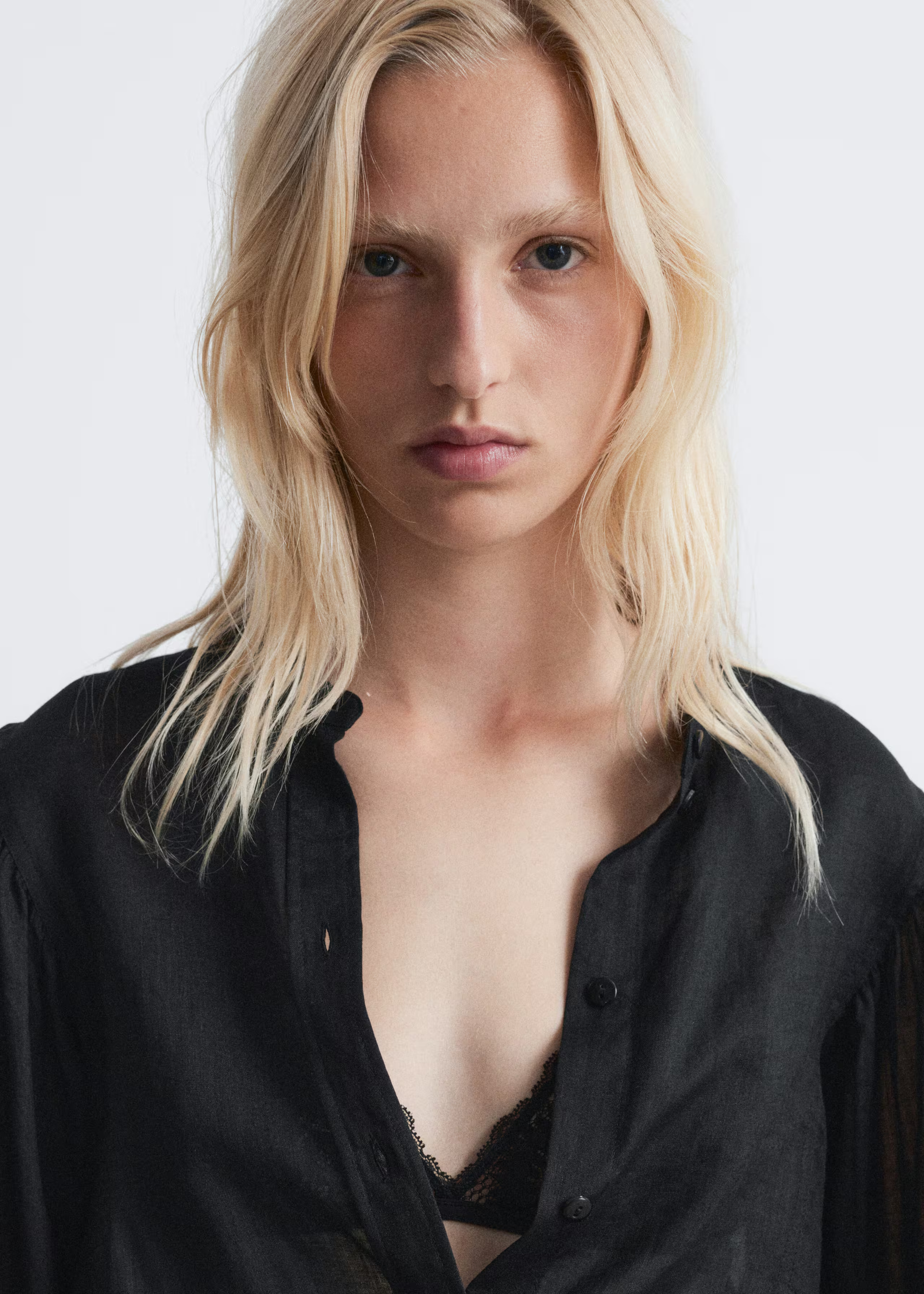 Voluminous Sleeve Blouse - Black - Blouses - & Other Stories GB | & Other Stories UK