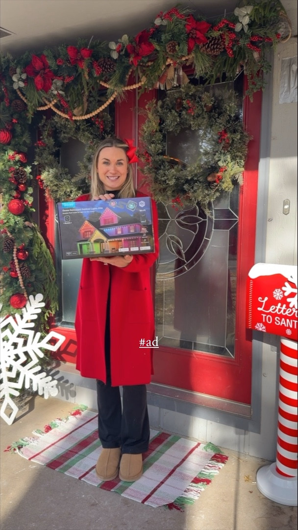 #LowesPartner #ad The glow stays permanent… but this Lowe’s Black Friday deal definitely won’t. I installed the Govee Permanent Outdoor Lights Elite and now I’m out here changing colors like it’s a daily mood check. The best part? They’re weatherproof, super bright, and totally customizable—so every night feels like a whole new vibe.
@loweshomeimprovement


#LTKHoliday #LTKCyberWeek #LTKSaleAlert