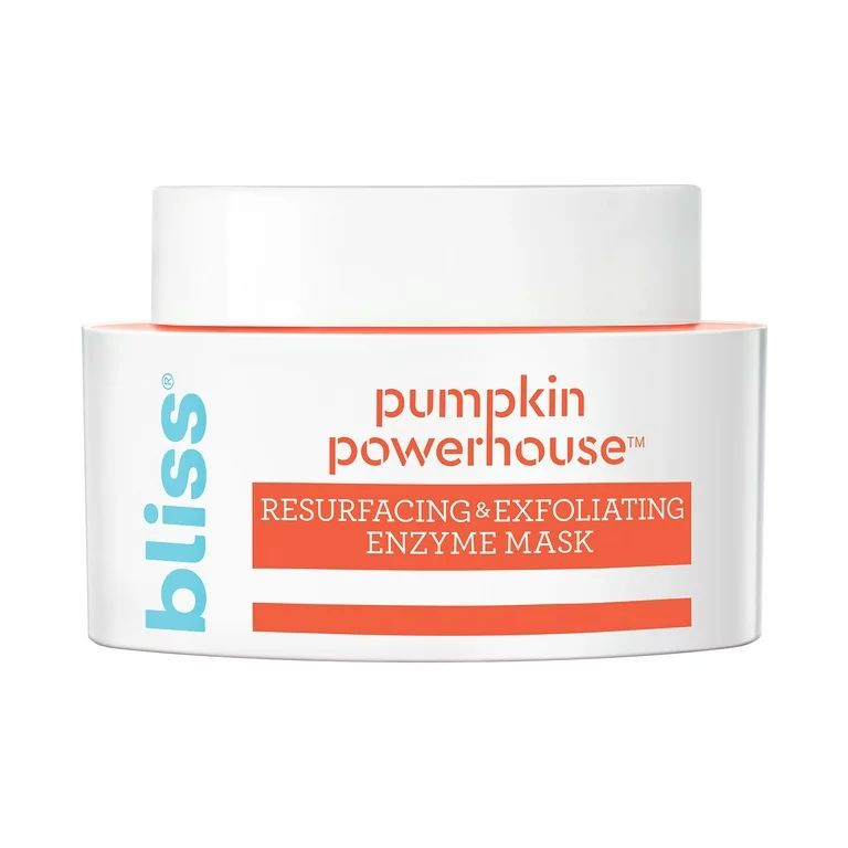 Bliss Powerhouse Pumpkin Face Mask, Resurfacing & Exfoliating Pumpkin Enzyme Mask, 1.7 fl oz | Walmart (US)