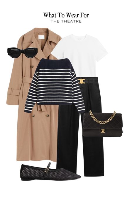 Spring outfits 🧥 

Smart casual style, high street fashion, comfy outfit, ballet flats, trench coat, luxury accessories, striped sweater, Parisian chic 

#LTKSeasonal #LTKeurope #LTKstyletip