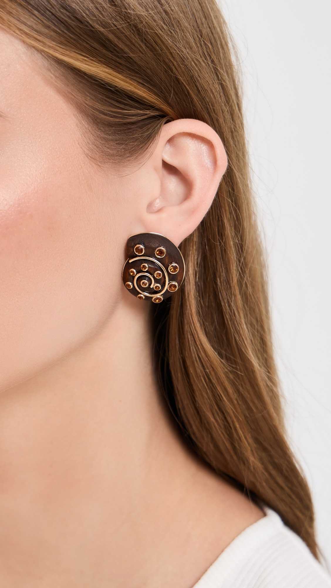 High Tide Shell Statement Earrings | Shopbop