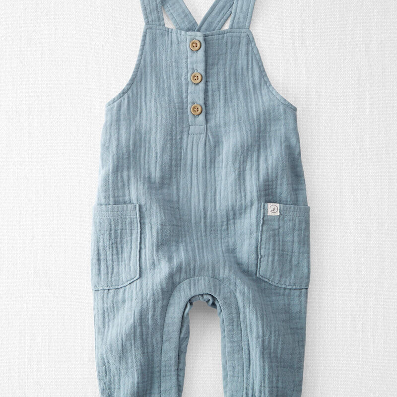Baby Organic Cotton Gauze Overalls | Carter's