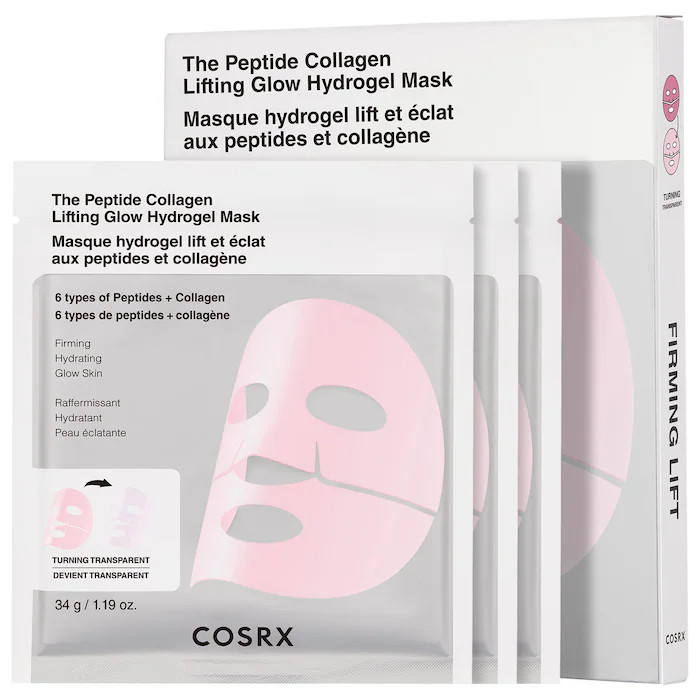The Peptide Collagen Glow Hydrogel Mask for Visible Firmness and Plump-Looking Skin-3 Masks | Sephora (CA)