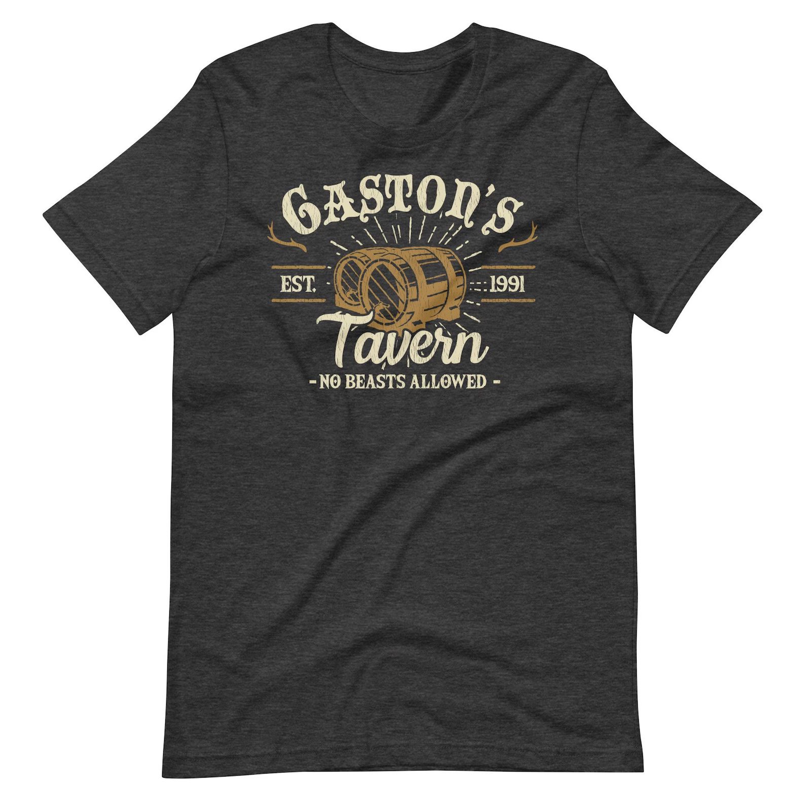 Gaston's Tavern T Shirt, Beauty and the Beast Shirt, Men's Disney Theme Shirt, Gastons Bar, Disne... | Etsy (US)