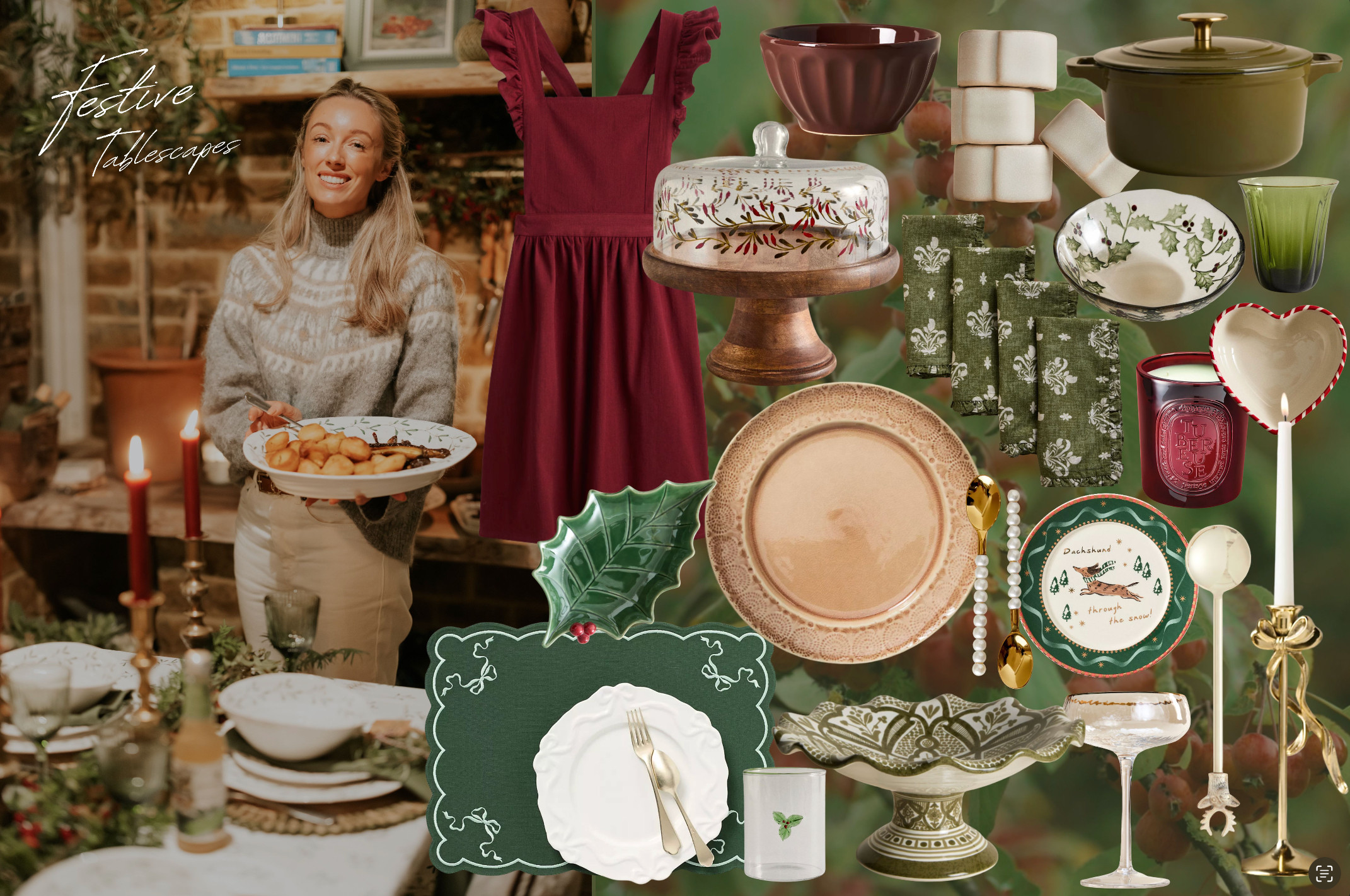 My festive hosting tablescape essentials from the high-street 🎄 Christmas decor and tablescape must have 🤎 Traditional and Ralph Lauren inspired Christmas. 

 #LTKautumn #LTKfestive #LTKhome