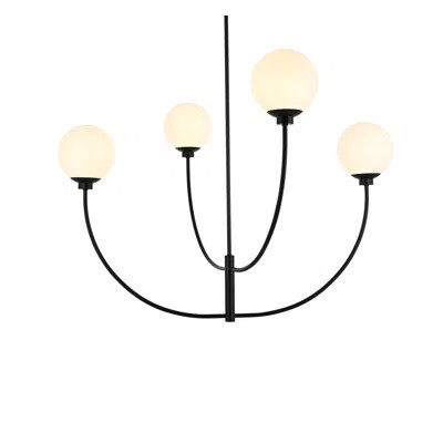 Kyle 4 - Light Dimmable Modern Linear Chandelier | Wayfair North America