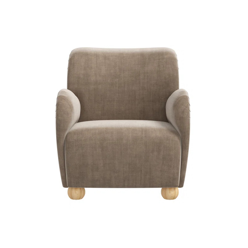 Portland Red from Scalamandre Crafted by Cloth & Company Armchair | Wayfair North America