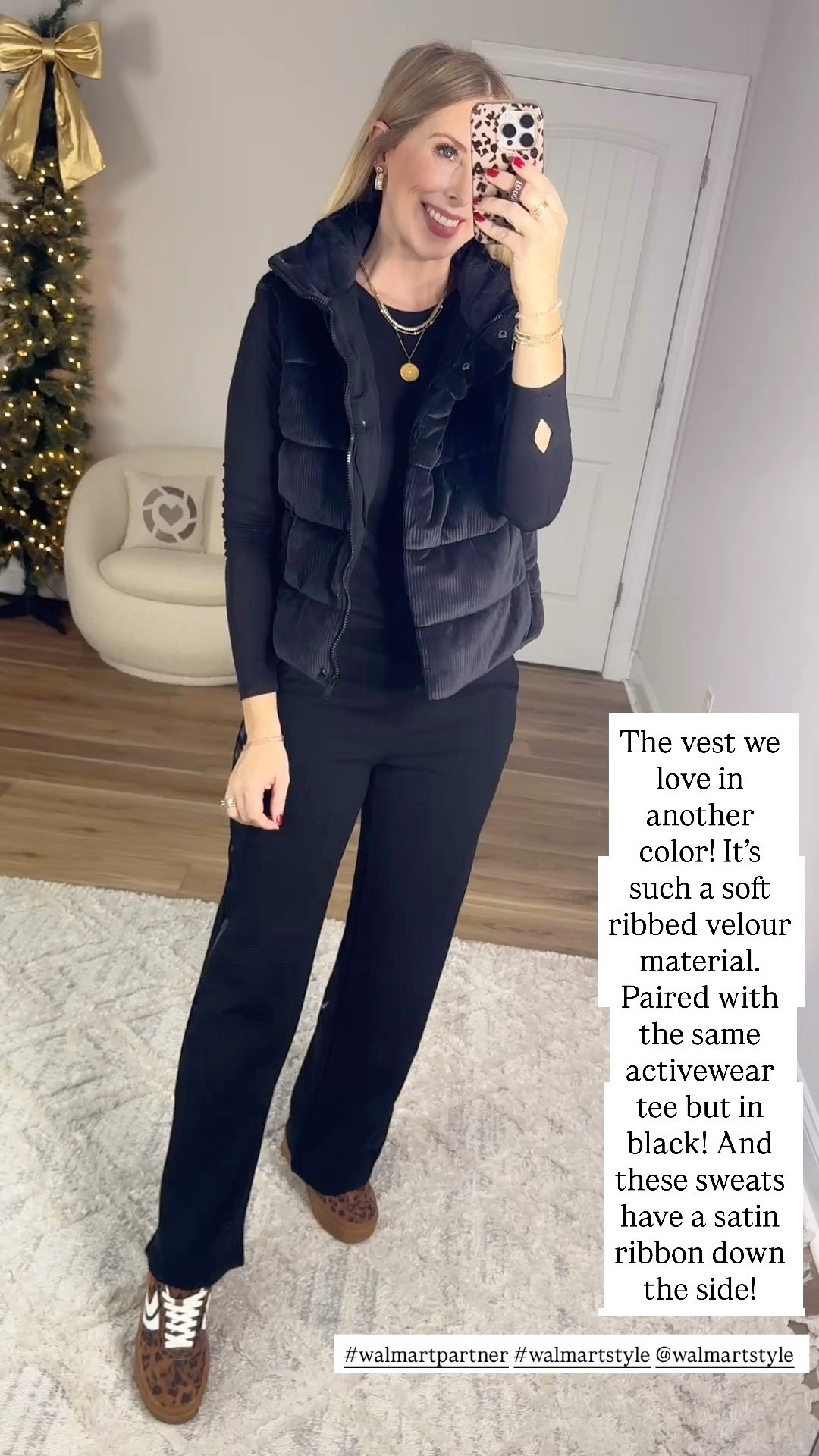 Weekend Walmart Wins try-on
Puffer vest- small
Softsclupt tee- small
Satin stripe black sweats- small 

#walmartpartner #walmartstyle @walmartstyle

#LTKootd #LTKFindsUnder50